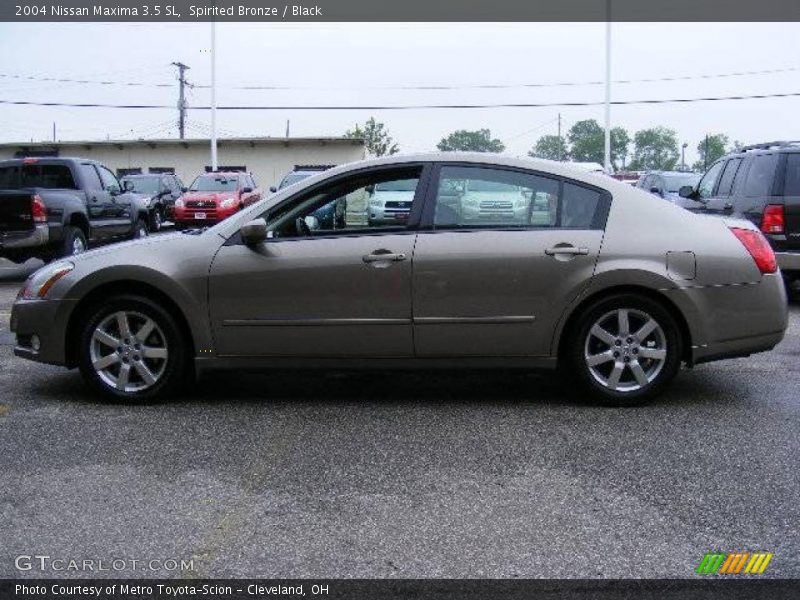 Spirited Bronze / Black 2004 Nissan Maxima 3.5 SL