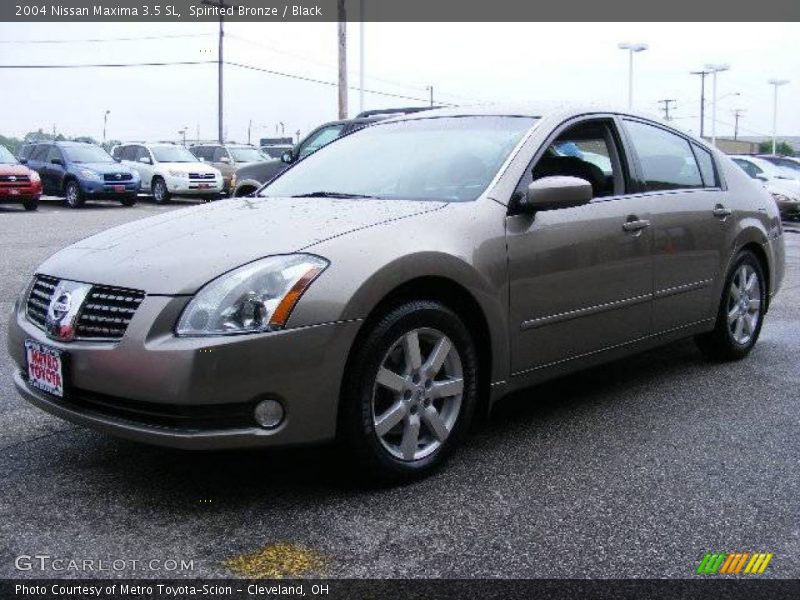 Spirited Bronze / Black 2004 Nissan Maxima 3.5 SL