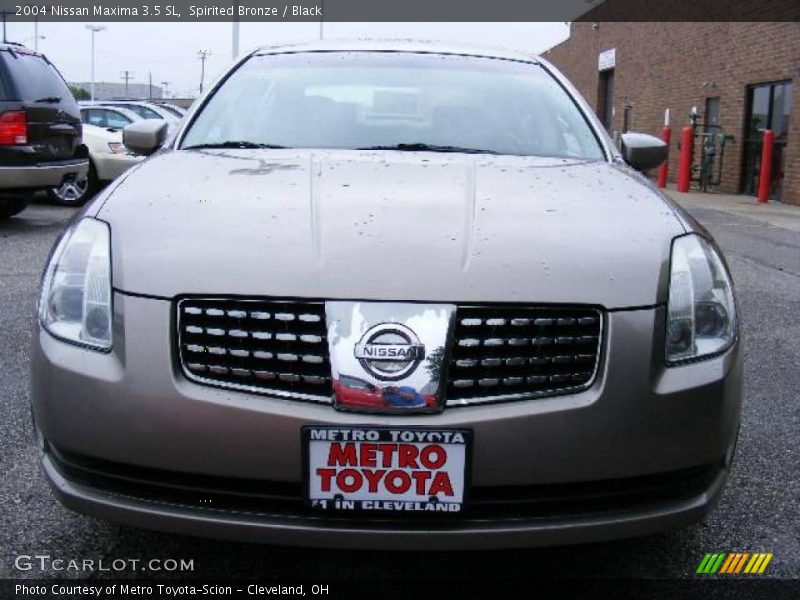 Spirited Bronze / Black 2004 Nissan Maxima 3.5 SL
