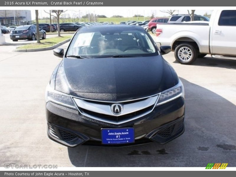 Crystal Black Pearl / Graystone 2016 Acura ILX Premium