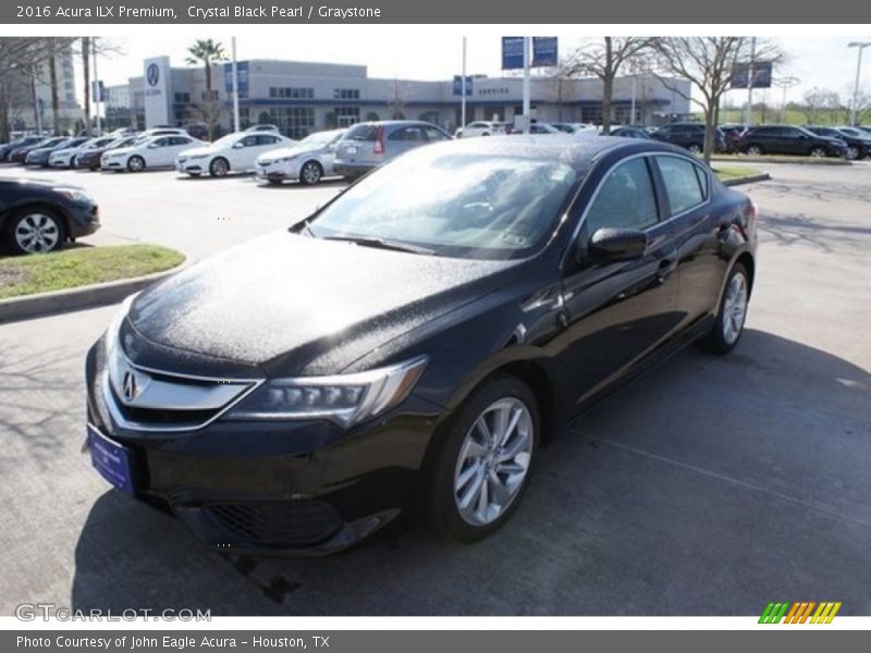 Crystal Black Pearl / Graystone 2016 Acura ILX Premium