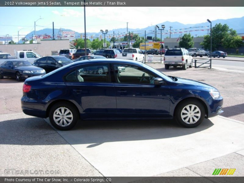 Tempest Blue Metallic / Titan Black 2012 Volkswagen Jetta S Sedan