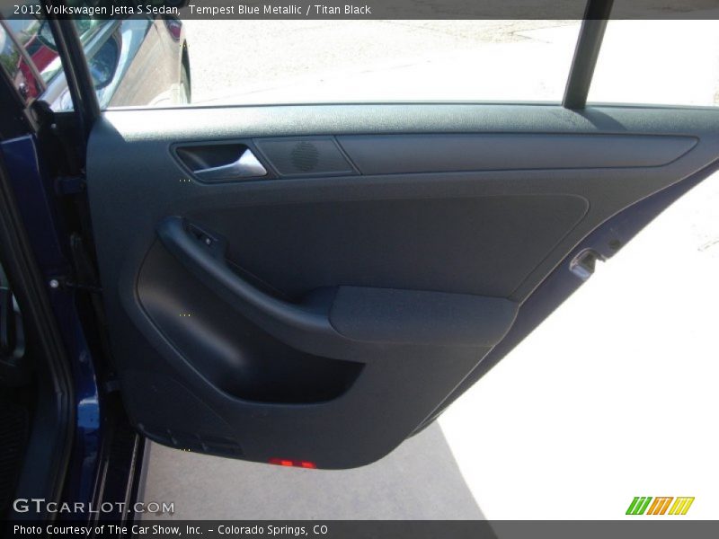 Tempest Blue Metallic / Titan Black 2012 Volkswagen Jetta S Sedan