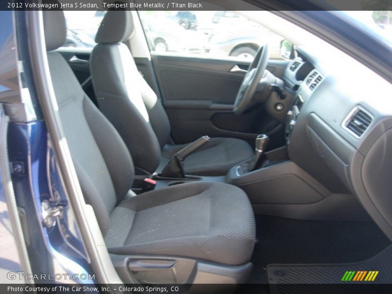 Tempest Blue Metallic / Titan Black 2012 Volkswagen Jetta S Sedan