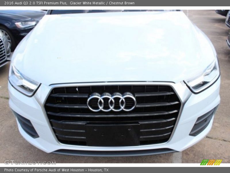 Glacier White Metallic / Chestnut Brown 2016 Audi Q3 2.0 TSFI Premium Plus
