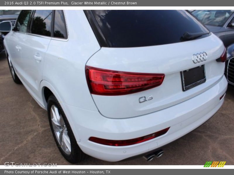 Glacier White Metallic / Chestnut Brown 2016 Audi Q3 2.0 TSFI Premium Plus
