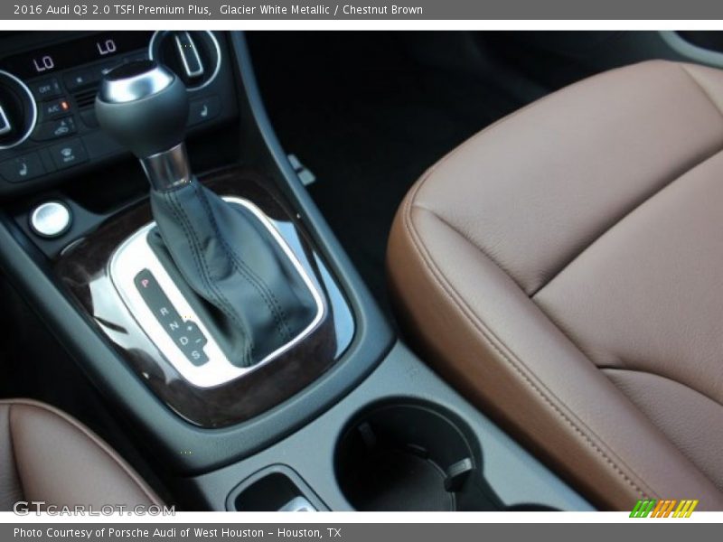 Glacier White Metallic / Chestnut Brown 2016 Audi Q3 2.0 TSFI Premium Plus