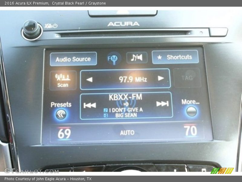 Crystal Black Pearl / Graystone 2016 Acura ILX Premium