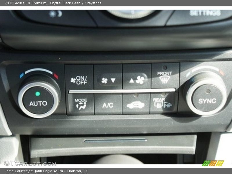 Crystal Black Pearl / Graystone 2016 Acura ILX Premium