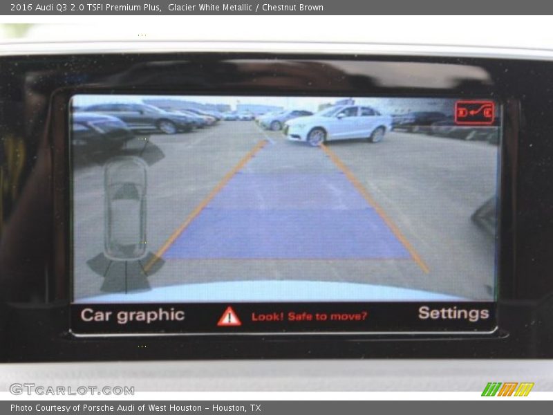 Glacier White Metallic / Chestnut Brown 2016 Audi Q3 2.0 TSFI Premium Plus