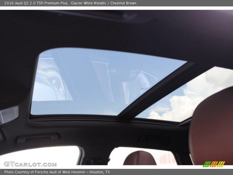 Glacier White Metallic / Chestnut Brown 2016 Audi Q3 2.0 TSFI Premium Plus