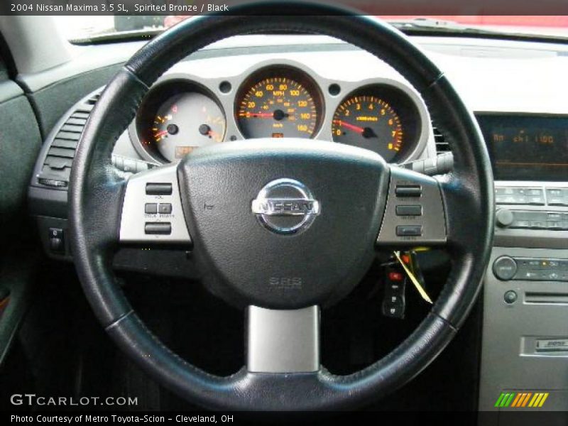 Spirited Bronze / Black 2004 Nissan Maxima 3.5 SL