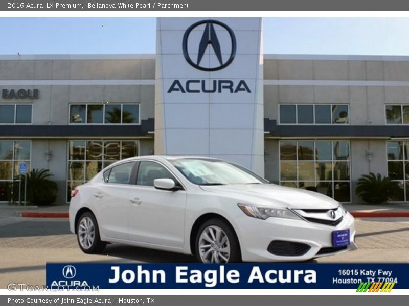 Bellanova White Pearl / Parchment 2016 Acura ILX Premium