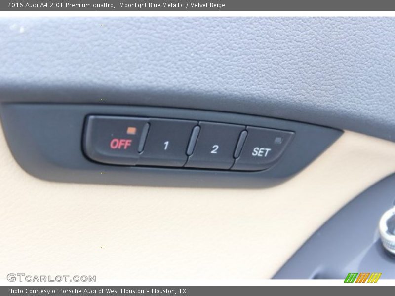 Moonlight Blue Metallic / Velvet Beige 2016 Audi A4 2.0T Premium quattro