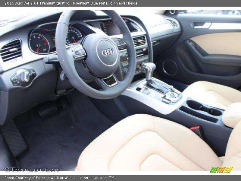 Moonlight Blue Metallic / Velvet Beige 2016 Audi A4 2.0T Premium quattro