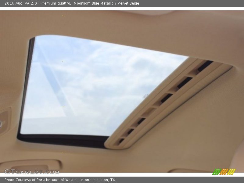 Moonlight Blue Metallic / Velvet Beige 2016 Audi A4 2.0T Premium quattro