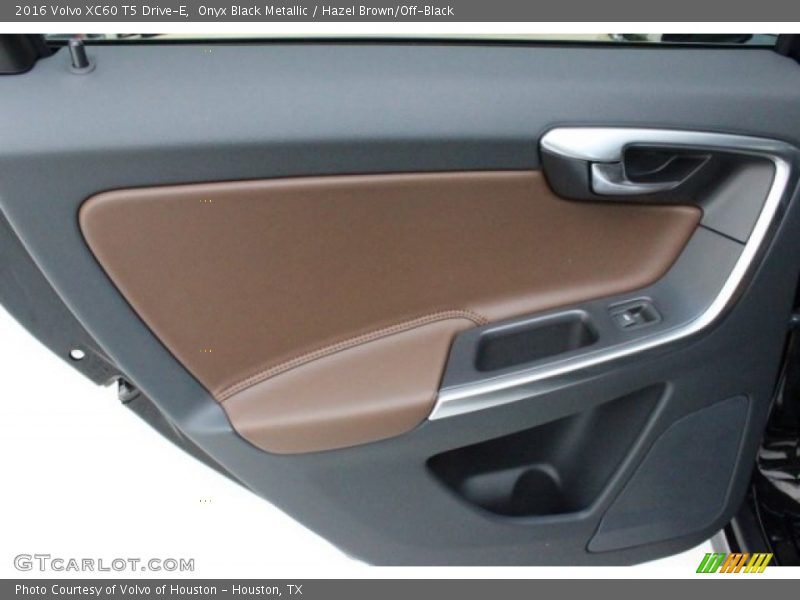 Onyx Black Metallic / Hazel Brown/Off-Black 2016 Volvo XC60 T5 Drive-E