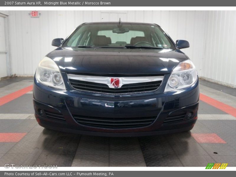 Midnight Blue Metallic / Morocco Brown 2007 Saturn Aura XR