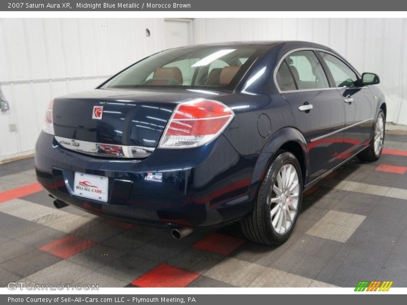 Midnight Blue Metallic / Morocco Brown 2007 Saturn Aura XR