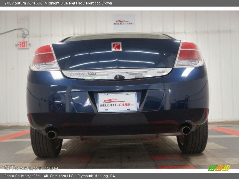 Midnight Blue Metallic / Morocco Brown 2007 Saturn Aura XR