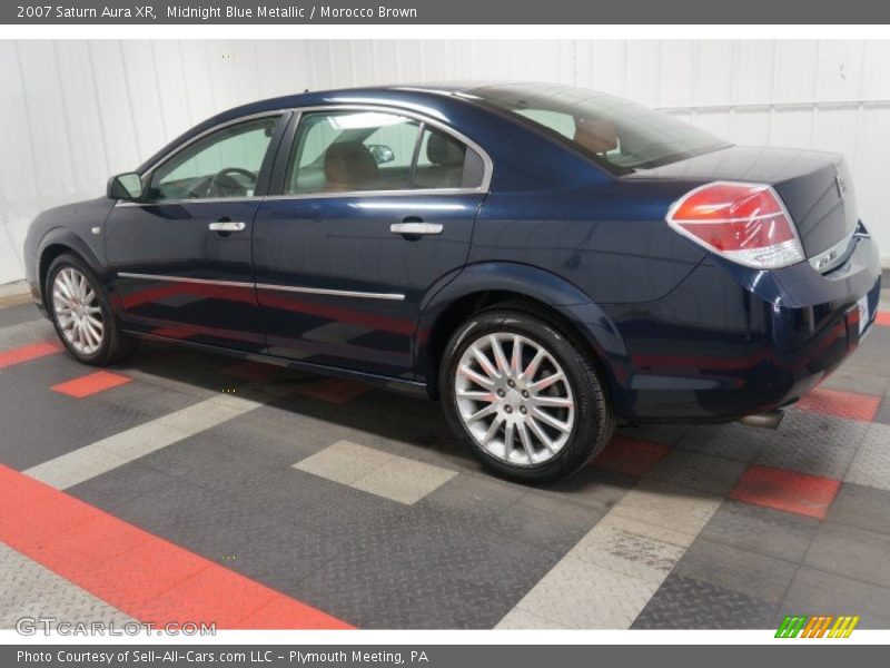 Midnight Blue Metallic / Morocco Brown 2007 Saturn Aura XR