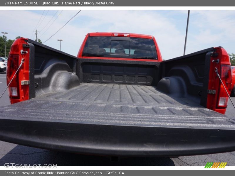 Flame Red / Black/Diesel Gray 2014 Ram 1500 SLT Quad Cab