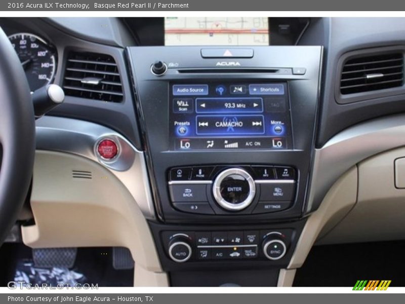 Basque Red Pearl II / Parchment 2016 Acura ILX Technology