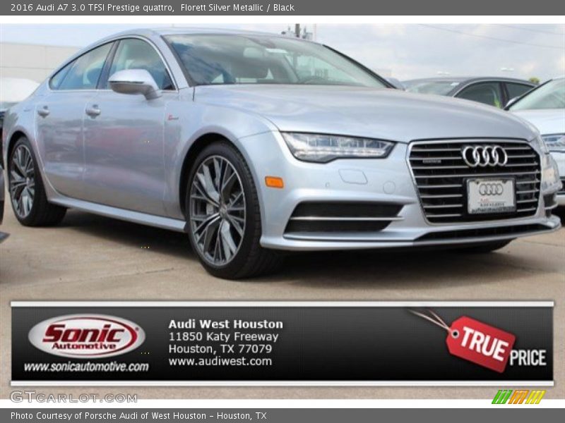 Florett Silver Metallic / Black 2016 Audi A7 3.0 TFSI Prestige quattro