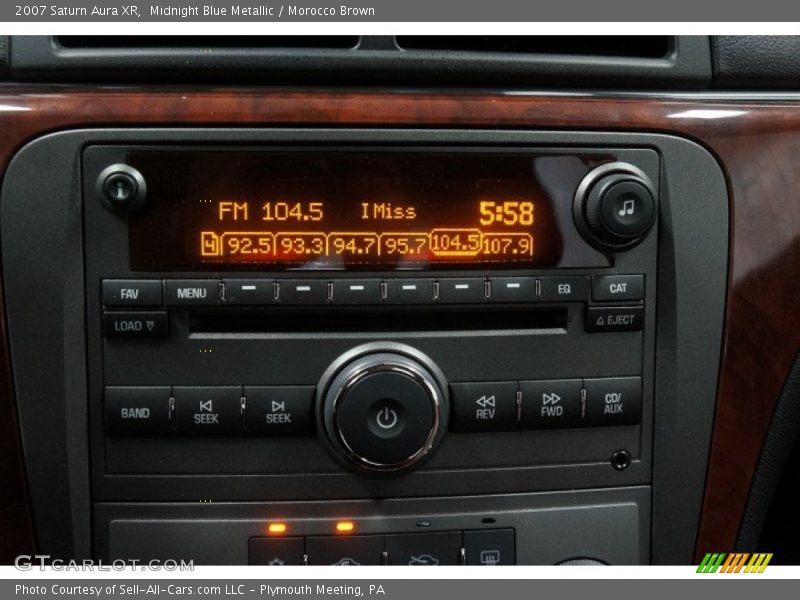 Midnight Blue Metallic / Morocco Brown 2007 Saturn Aura XR