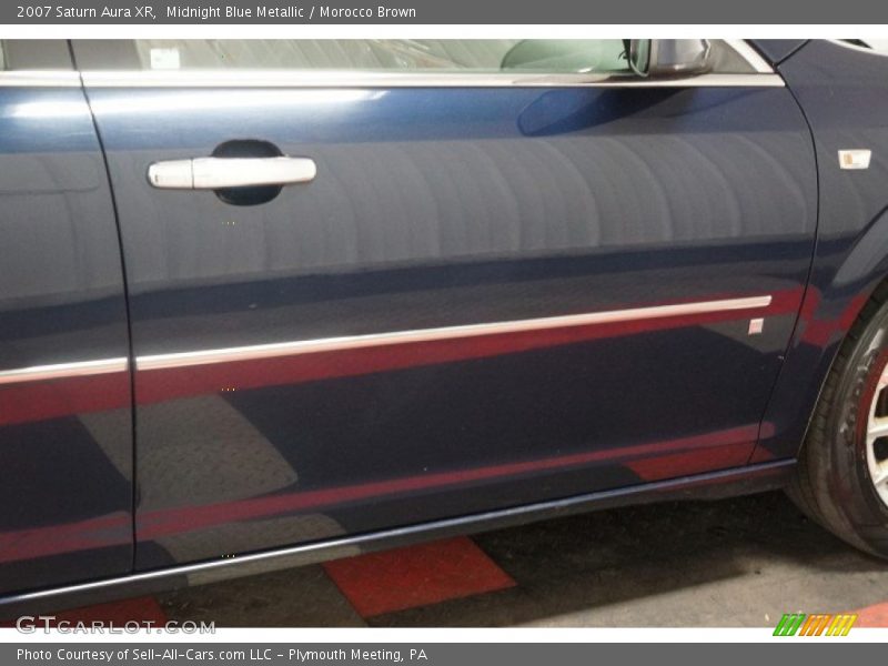 Midnight Blue Metallic / Morocco Brown 2007 Saturn Aura XR