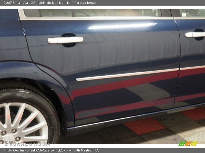 Midnight Blue Metallic / Morocco Brown 2007 Saturn Aura XR