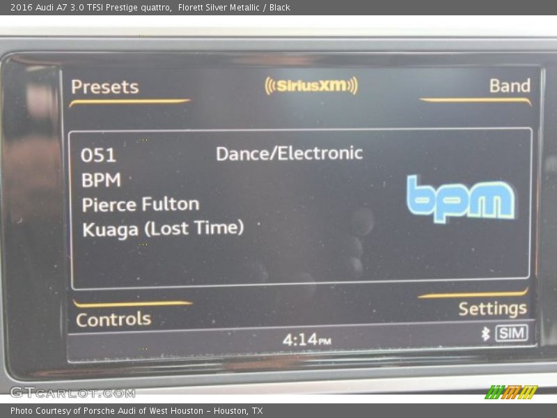 Florett Silver Metallic / Black 2016 Audi A7 3.0 TFSI Prestige quattro