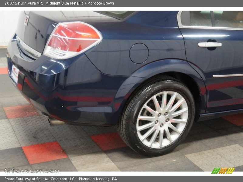 Midnight Blue Metallic / Morocco Brown 2007 Saturn Aura XR