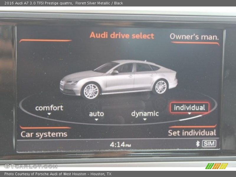 Florett Silver Metallic / Black 2016 Audi A7 3.0 TFSI Prestige quattro