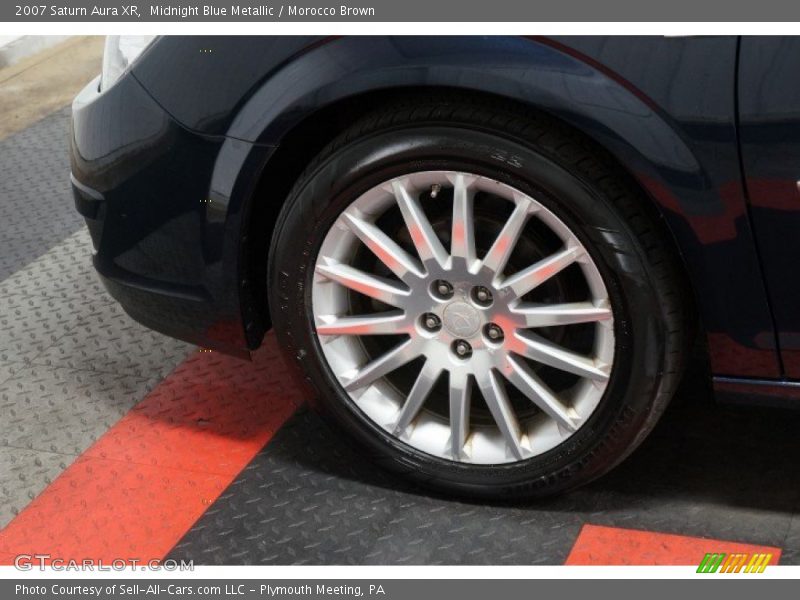 Midnight Blue Metallic / Morocco Brown 2007 Saturn Aura XR
