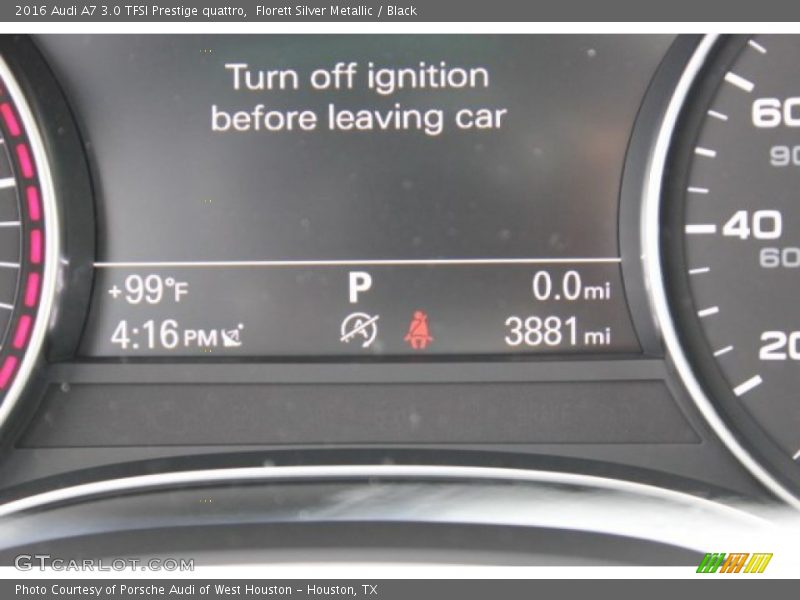 Florett Silver Metallic / Black 2016 Audi A7 3.0 TFSI Prestige quattro