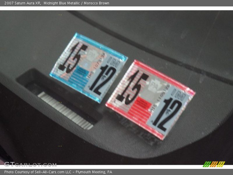 Midnight Blue Metallic / Morocco Brown 2007 Saturn Aura XR