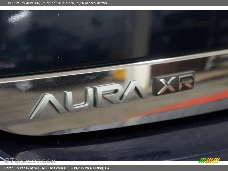 Midnight Blue Metallic / Morocco Brown 2007 Saturn Aura XR