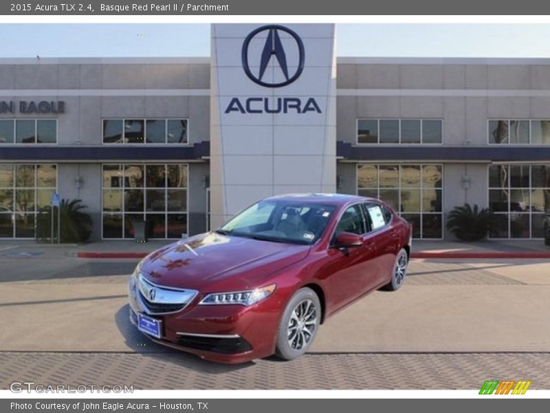 Basque Red Pearl II / Parchment 2015 Acura TLX 2.4
