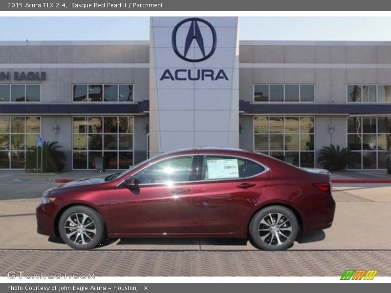 Basque Red Pearl II / Parchment 2015 Acura TLX 2.4