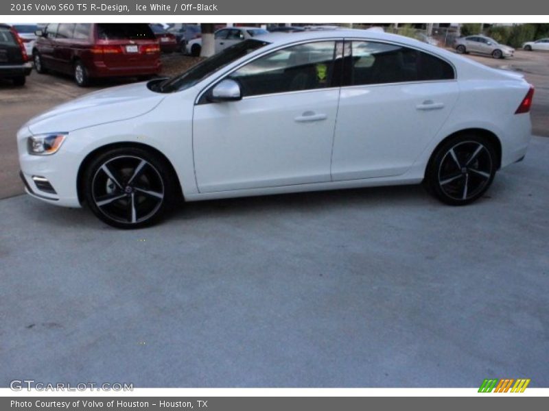 Ice White / Off-Black 2016 Volvo S60 T5 R-Design