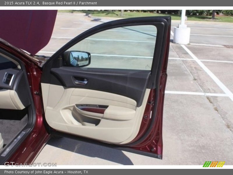 Basque Red Pearl II / Parchment 2015 Acura TLX 2.4