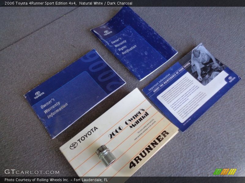 Natural White / Dark Charcoal 2006 Toyota 4Runner Sport Edition 4x4