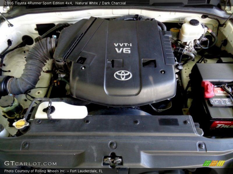 Natural White / Dark Charcoal 2006 Toyota 4Runner Sport Edition 4x4