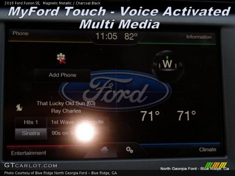 Magnetic Metallic / Charcoal Black 2016 Ford Fusion SE