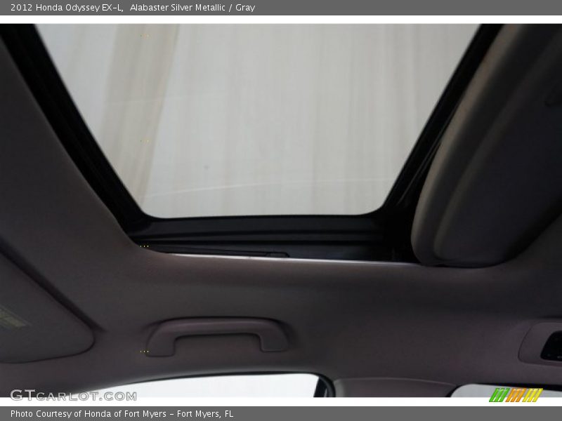 Alabaster Silver Metallic / Gray 2012 Honda Odyssey EX-L