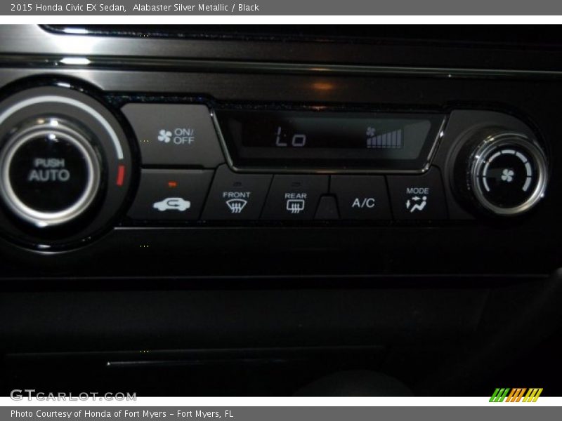 Alabaster Silver Metallic / Black 2015 Honda Civic EX Sedan