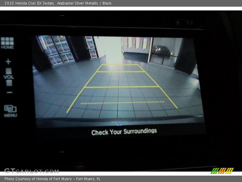 Alabaster Silver Metallic / Black 2015 Honda Civic EX Sedan