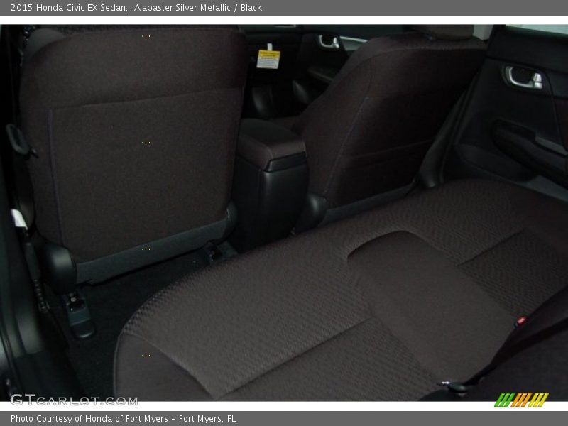 Alabaster Silver Metallic / Black 2015 Honda Civic EX Sedan