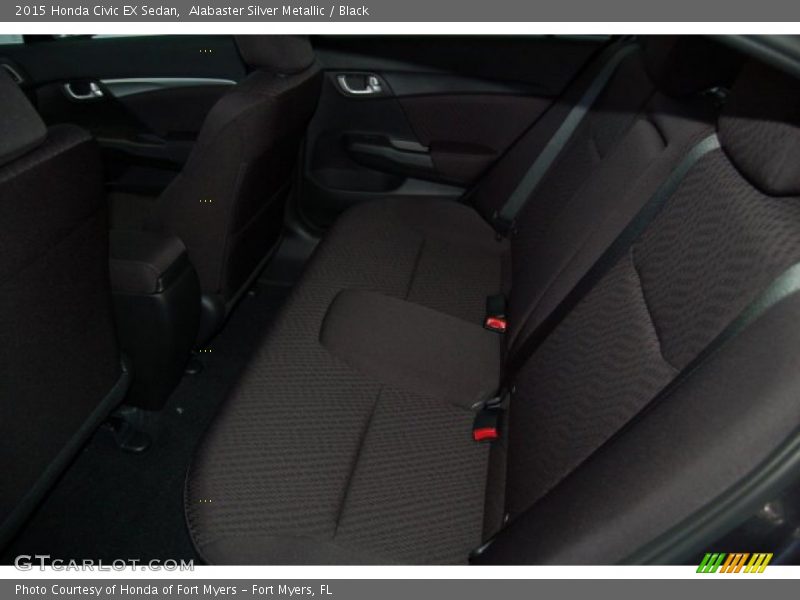 Alabaster Silver Metallic / Black 2015 Honda Civic EX Sedan